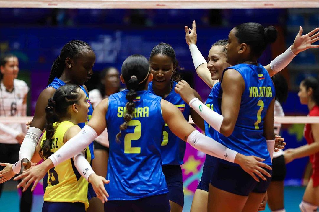 ¡Poderosas! Colombia, líder en la Copa Panamericana de Voleibol